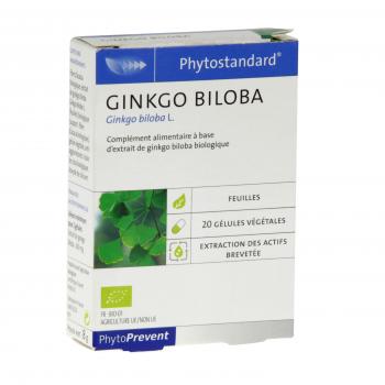 PILEJE Phytostandard ginkgo biloba 20 gélules