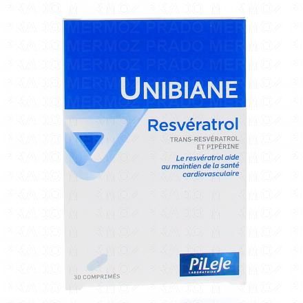 PILEJE Unibiane Resvératrol 30 comprimés