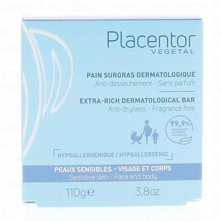 PLACENTOR Pain surgras dermatologique 110g