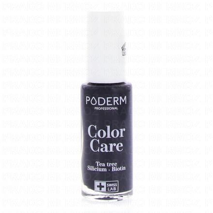 PODERM Color care - Vernis à ongles soin (noir n°502)