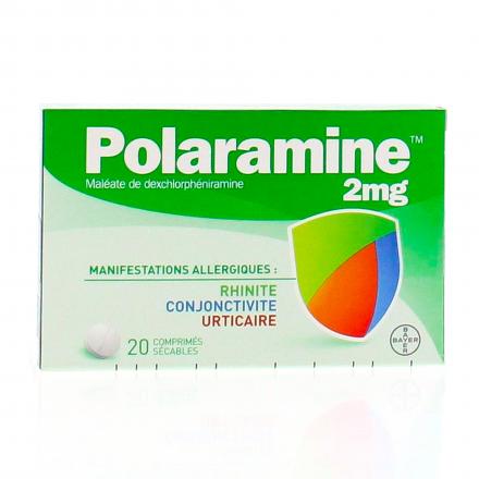 POLARAMINE 2mg 20 comprimés 2