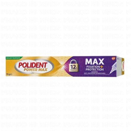 POLIDENT Power Max Crème fixative pour prothèses 70g