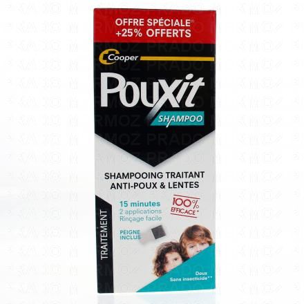 Shampoing anti-poux traitant + peigne Bio PURESSENTIEL : le flacon de 200mL  à Prix Carrefour