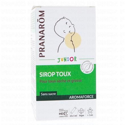 PRANAROM Aromaforce - Sirop Toux Junior 20 x 5 ml