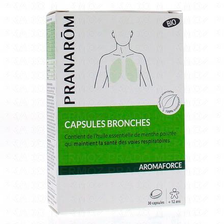 PRANAROM Aromaforce - Capsules bronches Bio x30