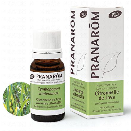 PRANAROM Huile essentielle Citronnelle de Java bio flacon 10ml