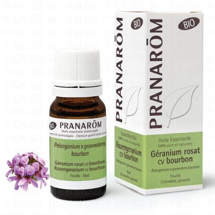 PRANAROM Huile essentielle Géranium Rosat bio flacon 10ml