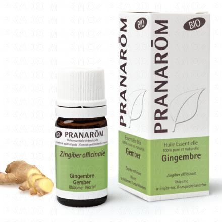 PRANAROM Huile essentielle Gingembre bio flacon 5ml