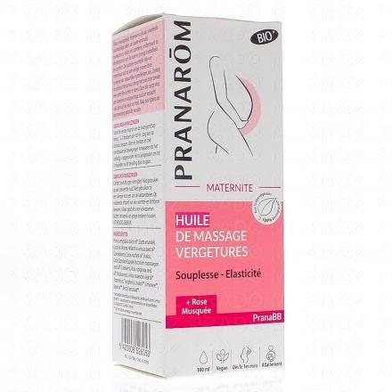 PRANAROM Pranabb - Huile de massage vergetures bio 100ml