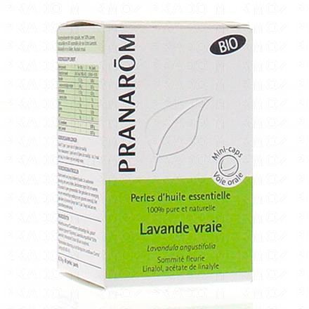 PRANAROM Perles d'huile essentielle Lavande vraie bio x60