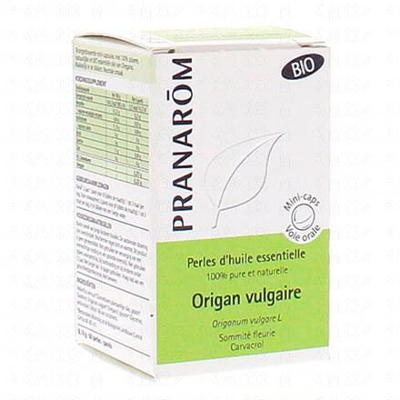 Perles d'huile essentielle Origan vulgaire bio x60