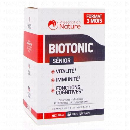 PRESCRIPTION NATURE Biotonic Sénior 90 gélules