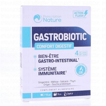 PRESCRIPTION NATURE Confort digestif Gastrobiotic x15 gélules