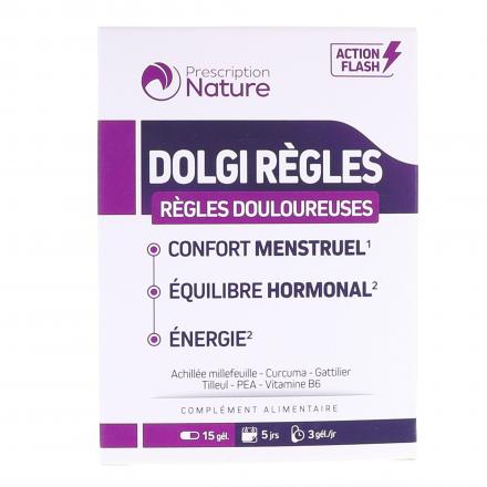 PRESCRIPTION NATURE Dolgi Règles 15 gélules 2