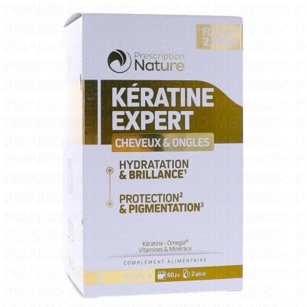 PRESCRIPTION NATURE Kératine Expert Cheveux et ongles 120 gélules
