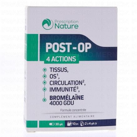 PRESCRIPTION NATURE Post-op x30 gélules 2
