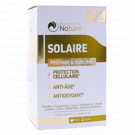PRESCRIPTION NATURE Solaire Prépare & Sublime x120 gélules 2