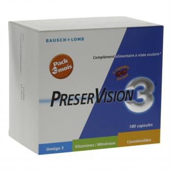 Préservision 3 complément alimentaire 180 capsules