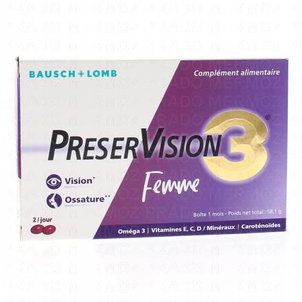 PRESERVISION 3 Femme boite 1 mois 58,1g