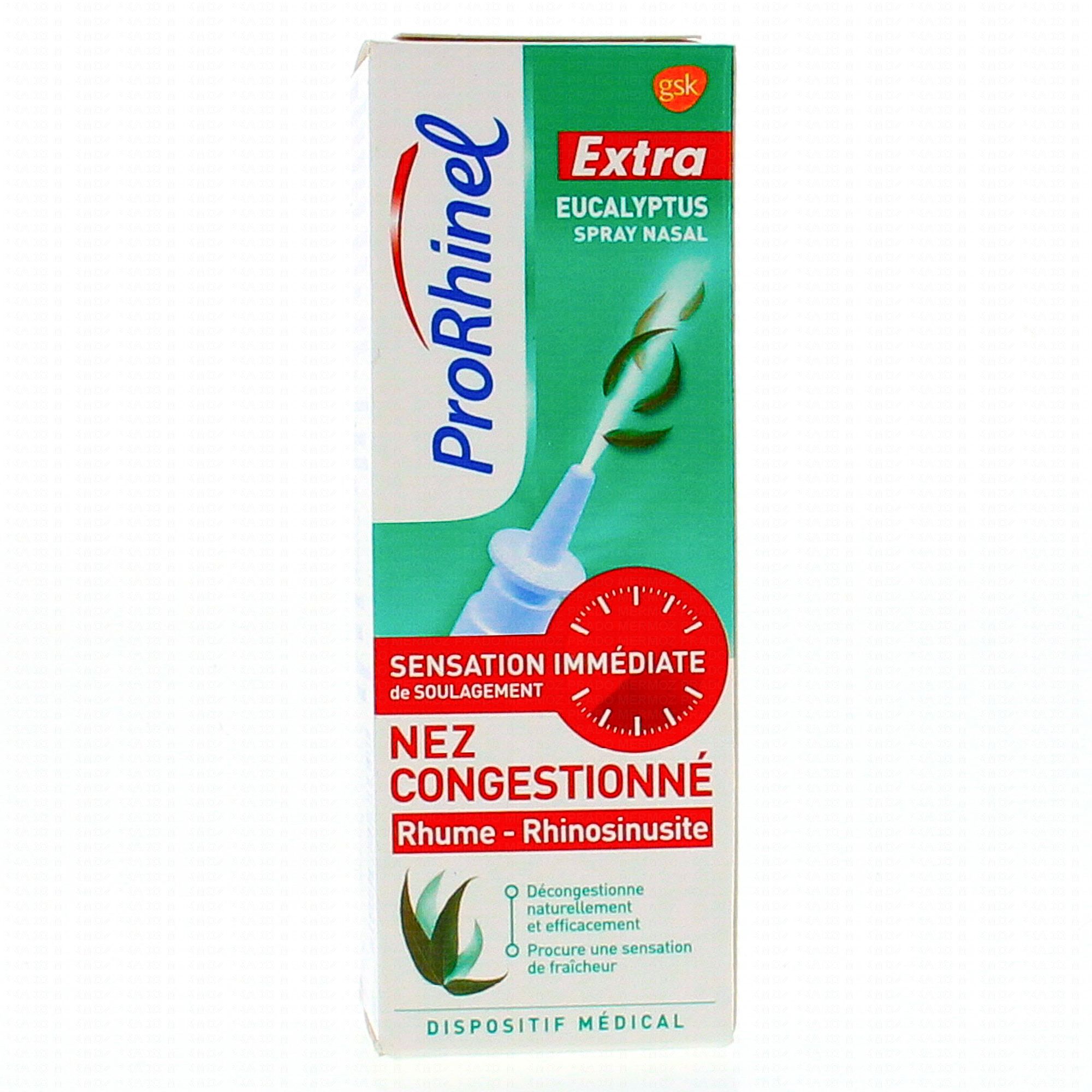 PRORHINEL Extra spray nasal eucalyptus flacon 20ml - Parapharmacie Prado  Mermoz