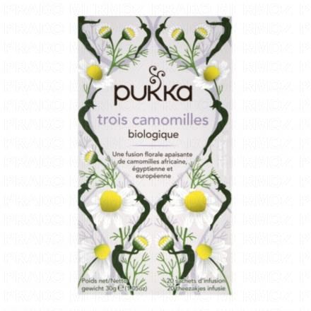 PUKKA Infusion Trois Camomilles Bio x20 Sachets