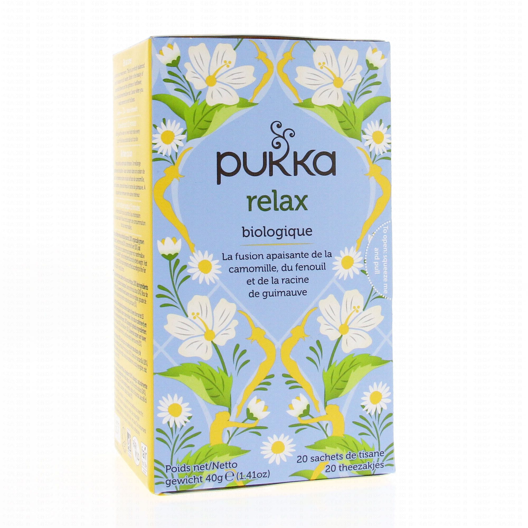 PUKKA Infusion menthe poivrée et réglisse bio x20 sachets