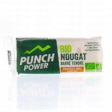 PUNCH POWER Barre tendre nougat amande miel bio 30g