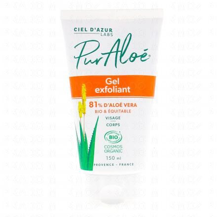 PUR ALOE Gel exfoliant bio Aloe Vera 81% tube 150ml