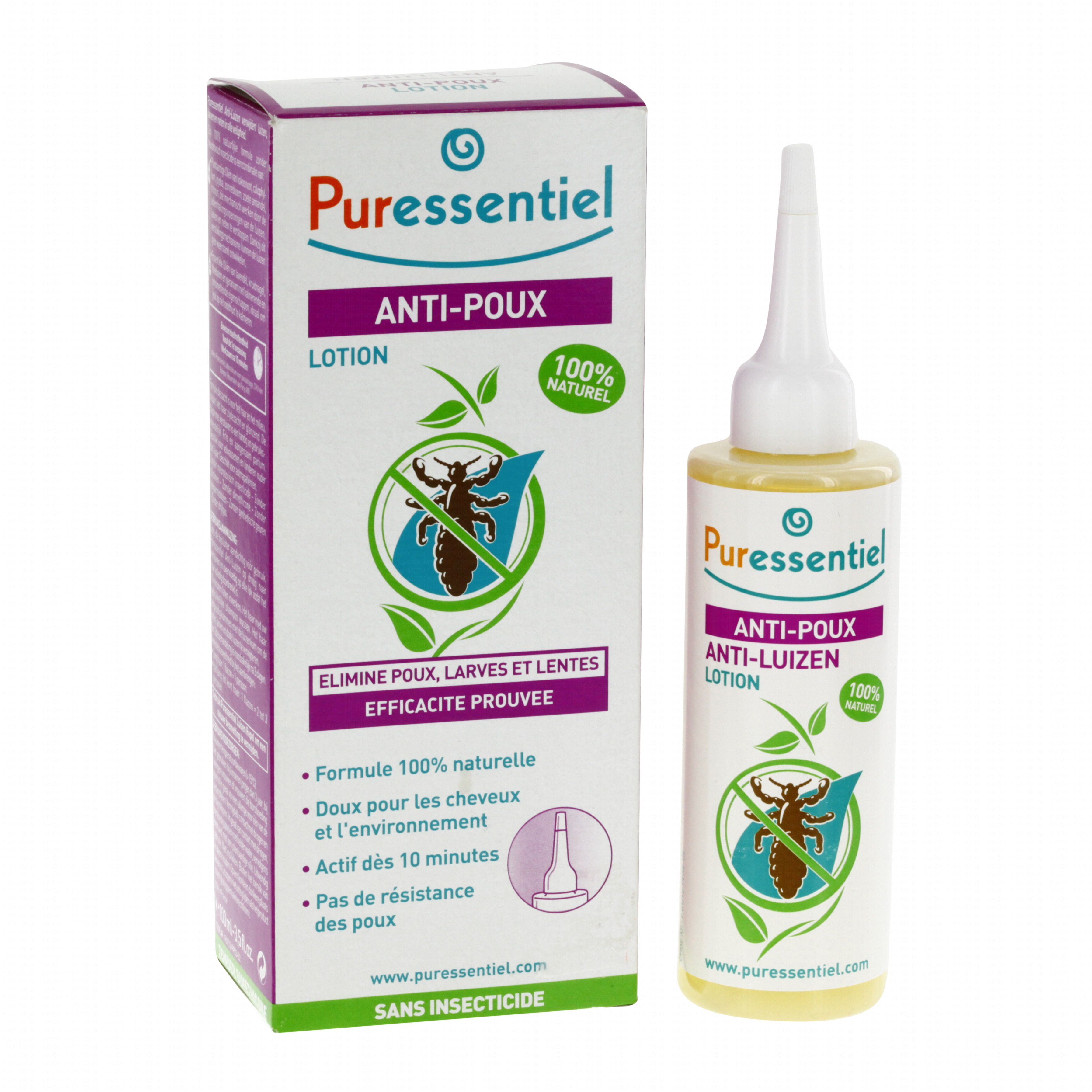 PURESSENTIEL Lotion Anti poux flacon 100ml Parapharmacie Prado Mermoz