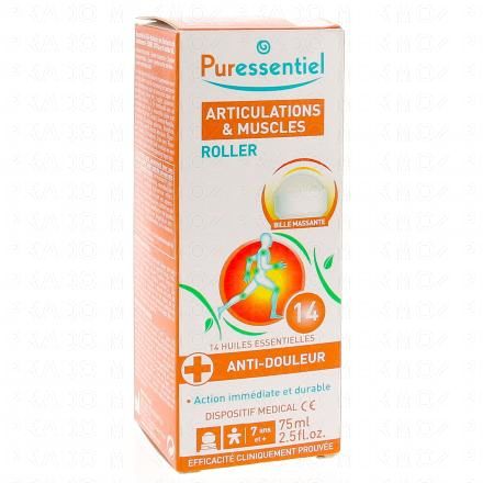 PURESSENTIEL Articulations roller aux 14 huiles essentielles flacon 75ml