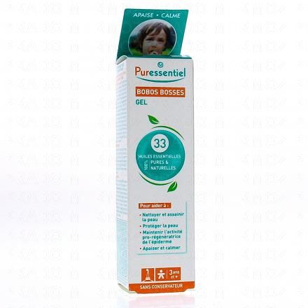 PURESSENTIEL Bobos bosses pocket gel aux 33 huiles essentielles