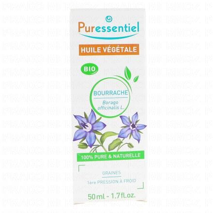 PURESSENTIEL Huile V&eacute;g&eacute;tale Bourrache bio 50ml