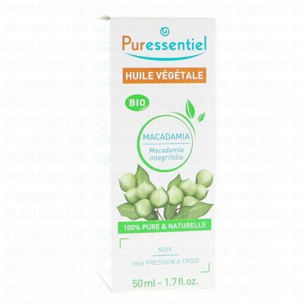 PURESSENTIEL Huile V&eacute;g&eacute;tale Macadamia (50ml)