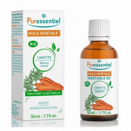 PURESSENTIEL Huile V&eacute;g&eacute;tale de carotte bio 50ml