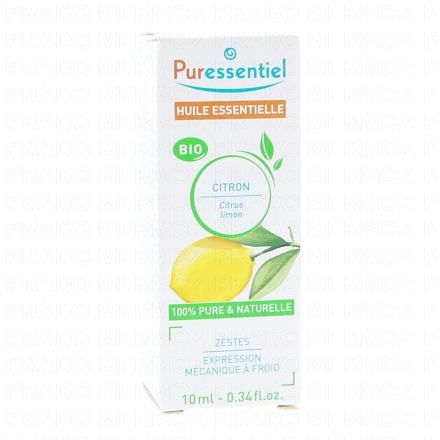PURESSENTIEL Huile essentielle citron bio (10ml)