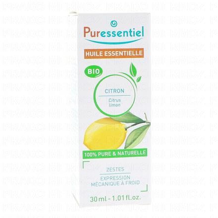 PURESSENTIEL Huile essentielle citron bio 30ml