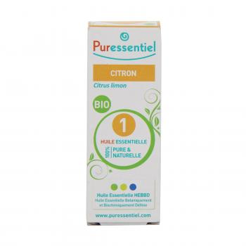 PURESSENTIEL Huile essentielle citron bio (10ml)