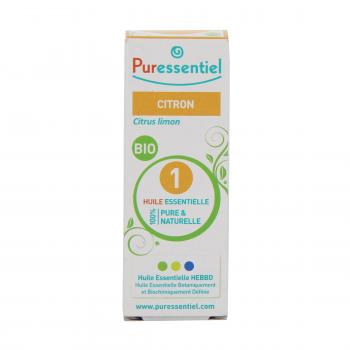 PURESSENTIEL Huile essentielle citron bio flacon 10ml