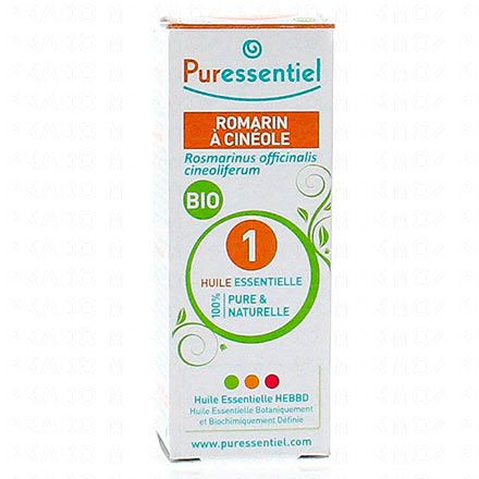 PURESSENTIEL Huile essentielle de Romarin à cinéole Bio flacon 10 ml