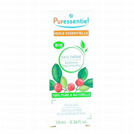 PURESSENTIEL Huile essentielle gaulthérie bio (10ml)