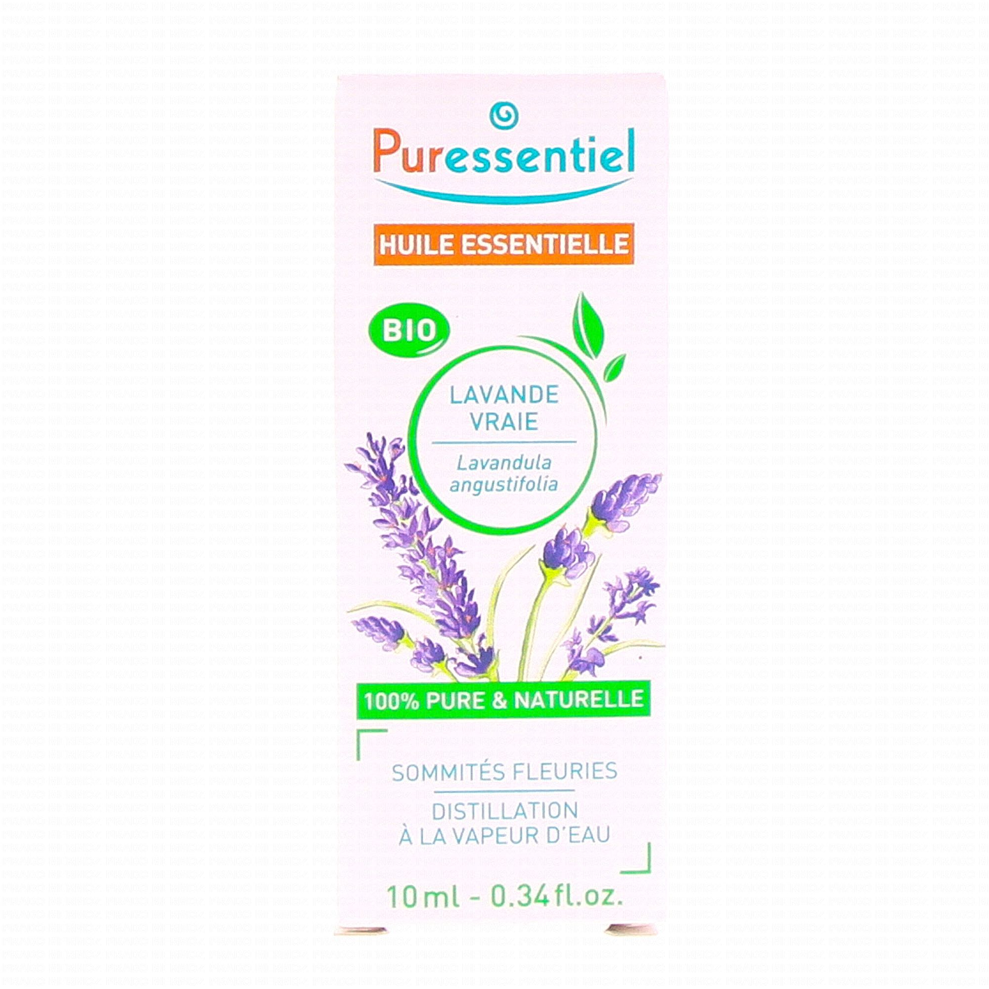 PURESSENTIEL Huile essentielle lavande vraie ou officinale bio flacon 10ml  - Parapharmacie Prado Mermoz