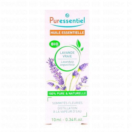 PURESSENTIEL Huile essentielle lavande vraie ou officinale bio flacon 10ml