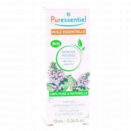 Puressentiel Menthe Poivrée Bio Huile Essentielle 10ml