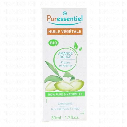 PURESSENTIEL Huile v&eacute;g&eacute;tale Amande douce bio (50ml)