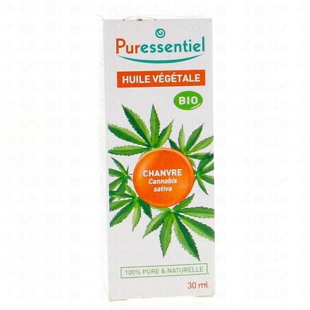 PURESSENTIEL Huile végétale chanvre bio flacon 30ml