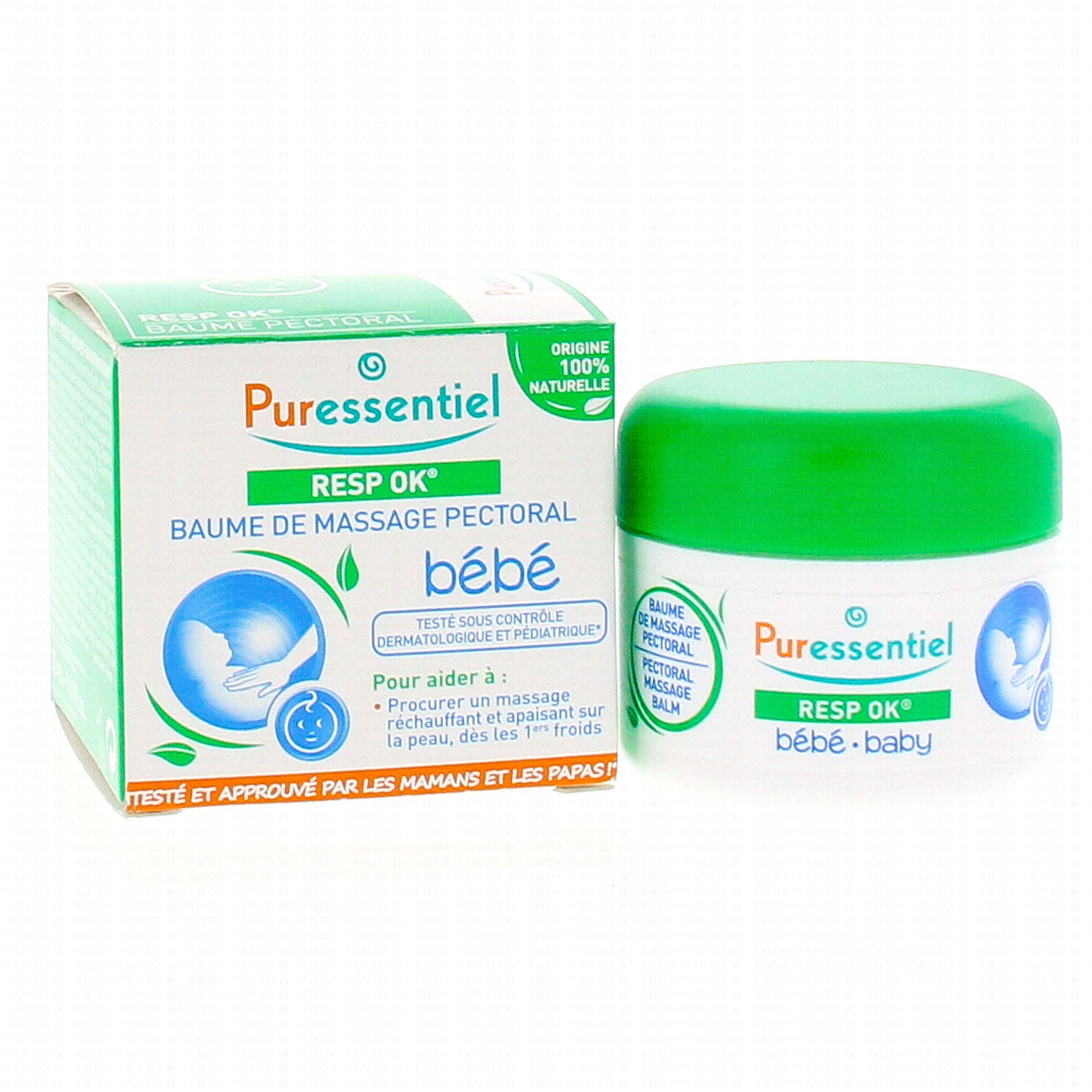 PURESSENTIEL RESP OK BAUME DE MASSAGE PECTORAL BEBE 30ML - Puress