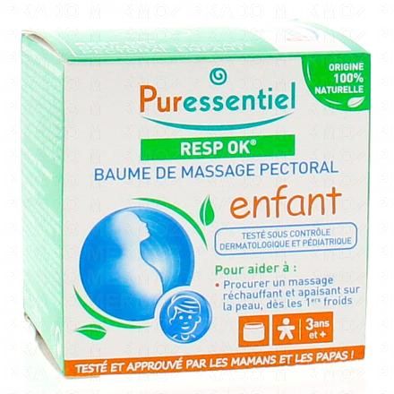 PURESSENTIEL Resp ok - Baume de massage pectoral enfant pot 60ml