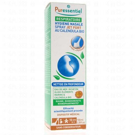 PURESSENTIEL Respiratoire - Hygiène nasale spray jet fort 100ml