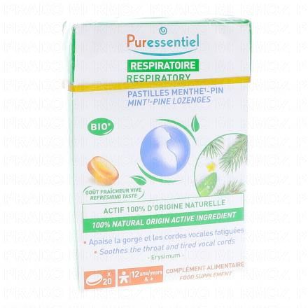 Respiratoire Pastille Menthe-pin gorge x20 pastilles 4