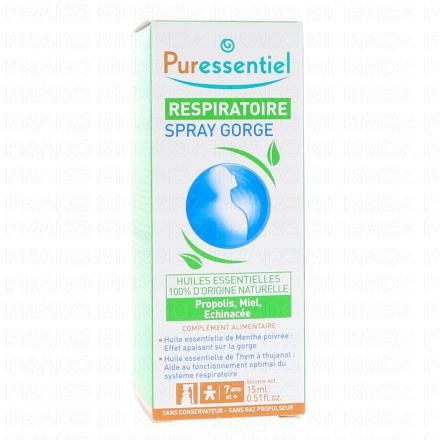 Respiratoire spray gorge spray 15ml 3